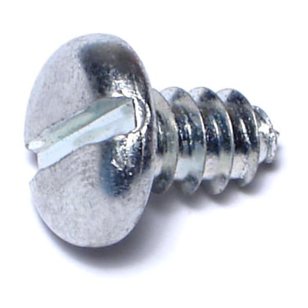 Midwest Fastener Sheet Metal Screw, #14 x 1/2 in, Zinc Plated Steel Pan Head Slotted Drive, 40 PK 62345 - main